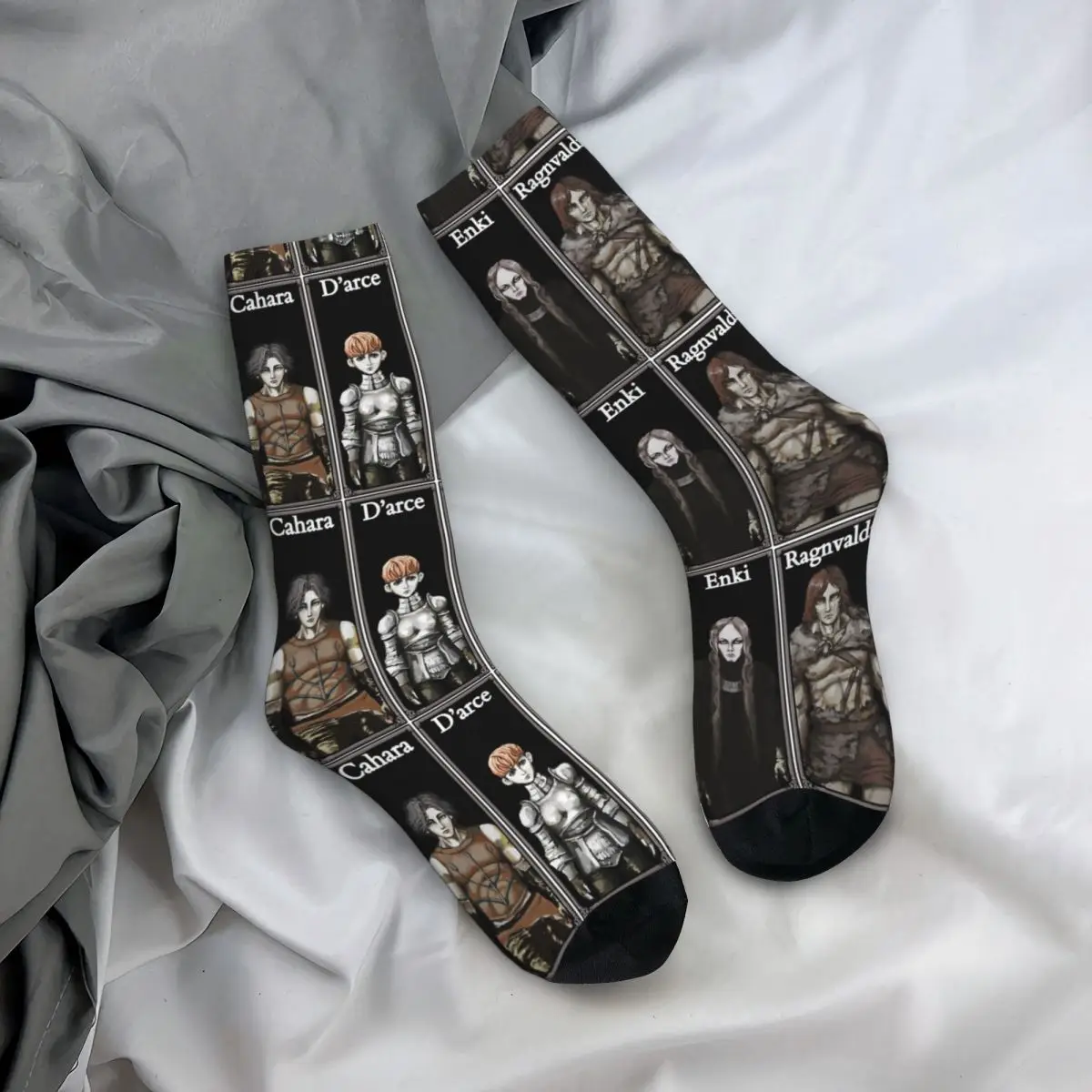 Fear And Hunger Stockings PLAYABLE CHARACTERS Pattern Fashion Socks Autumn Anti Slip Socks Men's Skateboard High Quality Socks