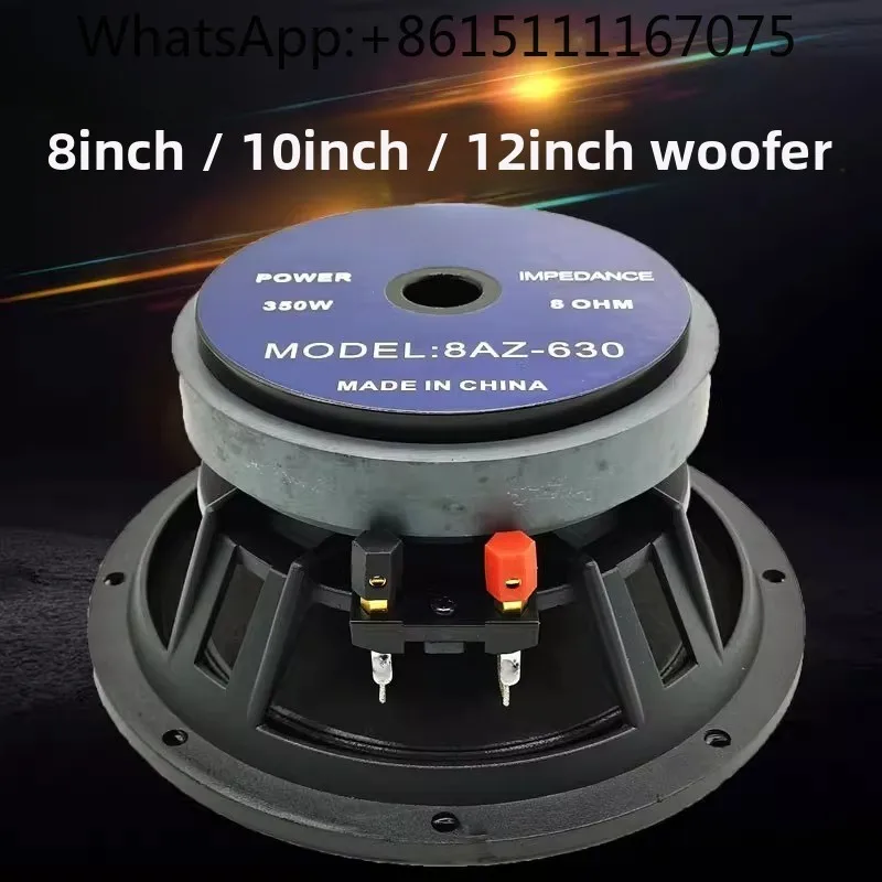 15 Inch Subwoofer Speaker Unit 800W Professional Stage Woofer Driver, Outdoor Audio Speaker Support OEM Model 15AZ-77B