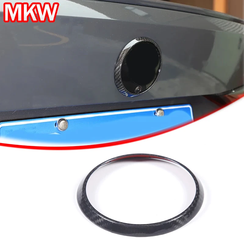 

Для BMW 4 серии G22 G23 G26 2021-2024 настоящее углеродное волокно, декоративное кольцо с логотипом автомобиля, наклейки на заднюю крышку логотипа, внешние аксессуары