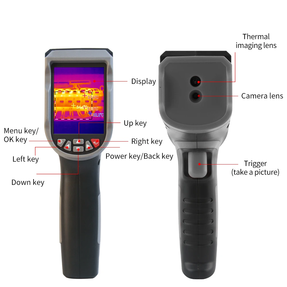 Noyafa NF-521S Thermal Imaging Camera Digital Night Vision Infrared Thermometer Handheld High Definition Thermal Camera