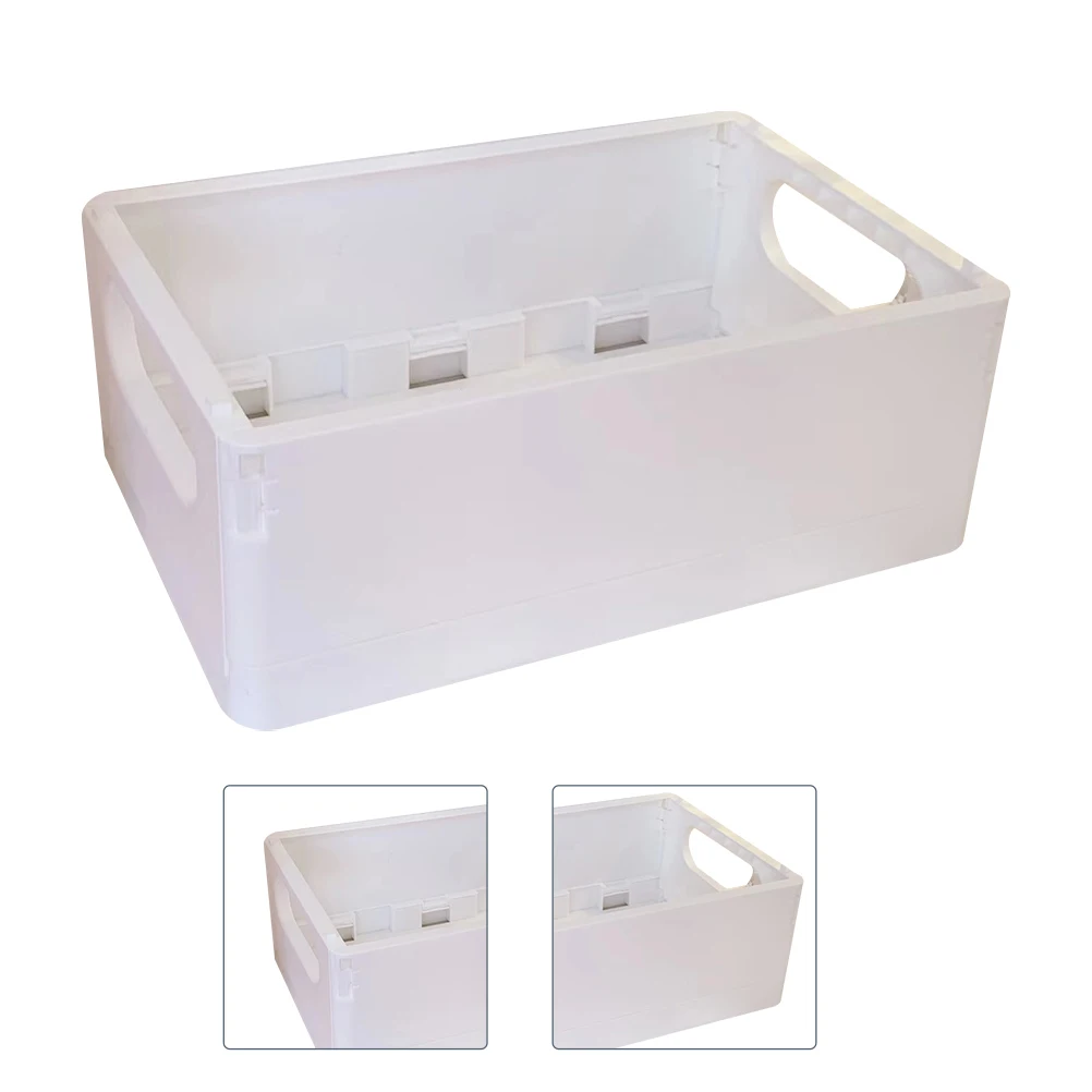 

Books and Papers Storage Box Desk Basket Stackable Holder Container Multi-function Plastic Folding Bookshelf