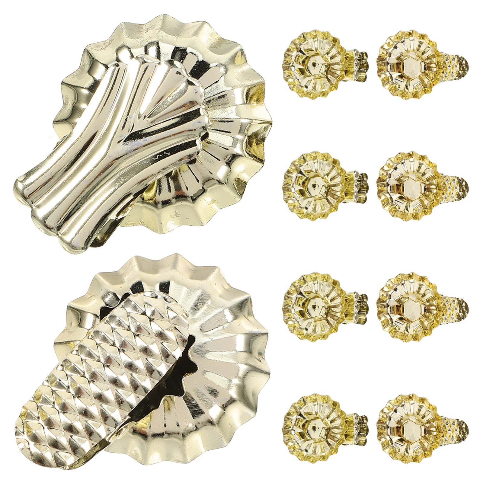 

20Pcs Christmas Clips Metal Holder Lightweight Sturdy Decor for Tree Holiday Decoration Modern Style Candleholder