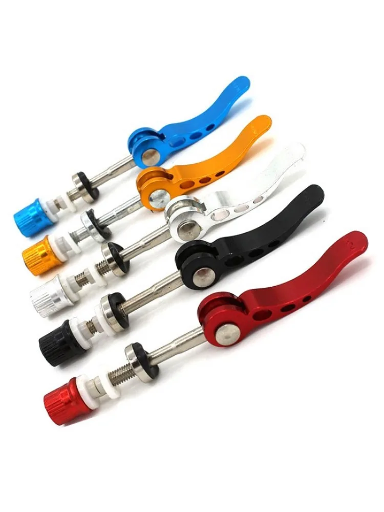 AliExpress NONE Universal Bicycle Seat Post Clamp Seatpost Skewer Bolt Quick Outdoor Release Bike Seat Tube Clamp Outdoor Aluminium Alloy