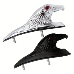Motorcycle Eagle Head Ornament Statue Front Fender Frames Cruiser Bobber Chopper Touring Scooter For Harley Yamaha