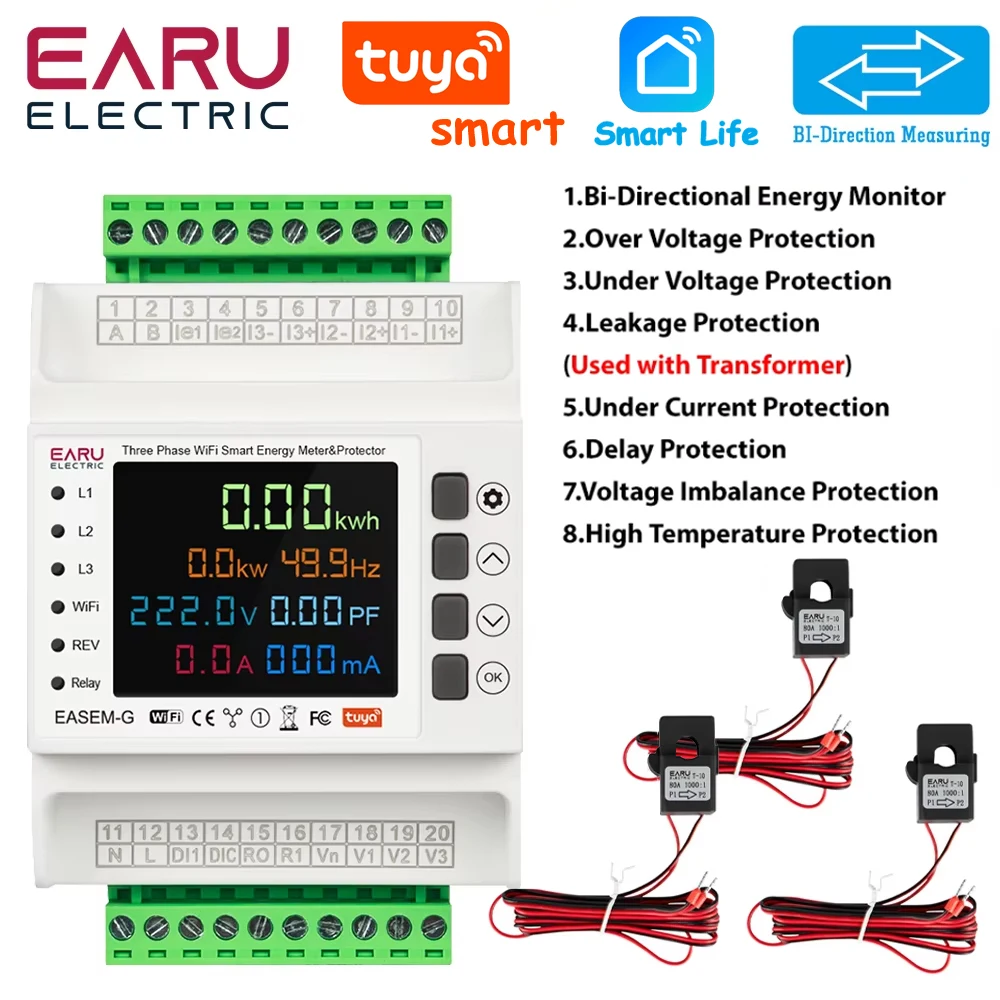 Three Phase Tuya Wi…