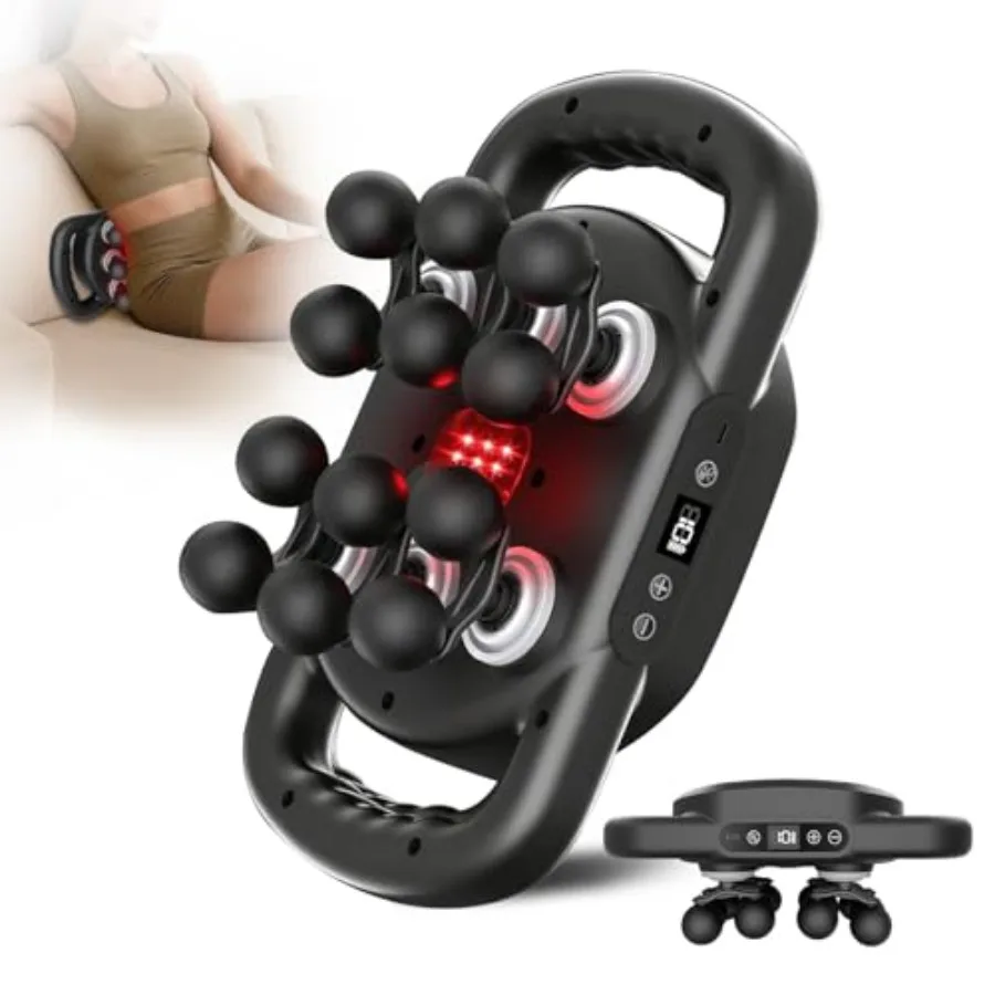 

Massage Gun Deep Tissue Percussion Back Massager for Muscle Tension, Professional Neck Shoulder and Leg Massage Tool, Handheld