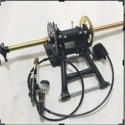 Disc Rotor Brake 71CM Rear Axle with Swingarm Swing Arm Fork for GY6 125 150 200cc CRF SSR Dirt Pit Bike Go Kart ATV