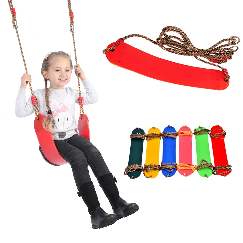 Outdoor Sport Toy Equipment Flexible Glue Swing Soft Board Toys for Children Kids 100KG Load Bearing Swing