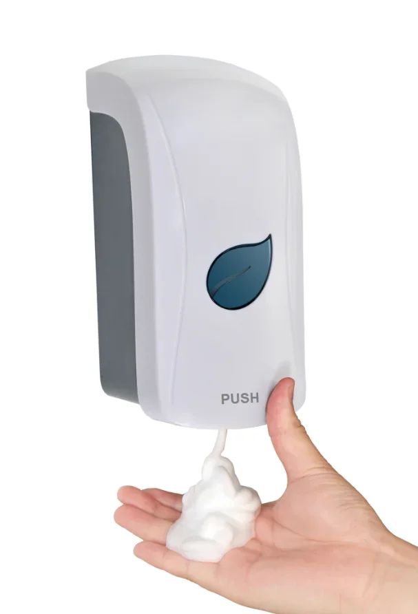 New Plastic Wall Mounted New Manual Foaming Soap Hand Sanitizer Dispenser