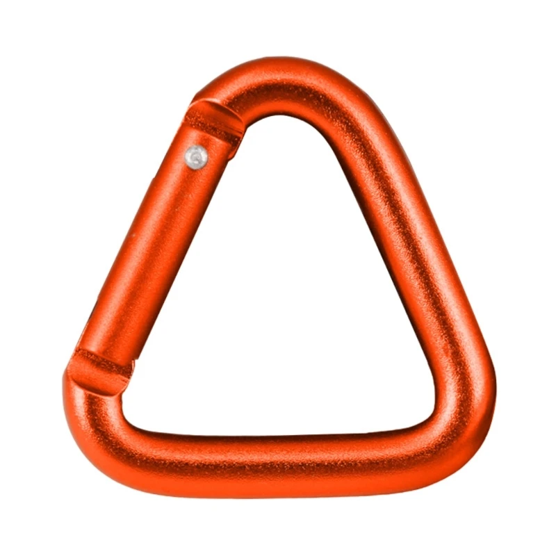 Aluminum Alloys Outdoor Triangular Carabiner, Locking Carabiner Clip, Keychains Clip for Backpacking, Camping, Hiking, Travel