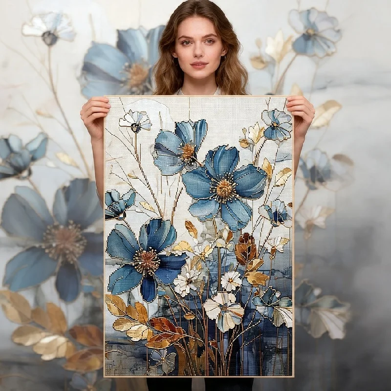 

2026 New style Flowers Cross Stitch Set Needlework 11CT Floral Embroidery Kit Decoration For Home Handmade Gift