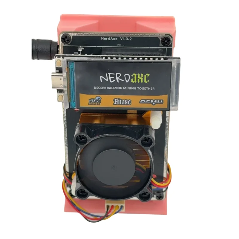 Nerdaxe BTC مينر 500Gh/S BM1366 ASIC رقاقة Nerdminer سولو اليانصيب مينر Bitaxe اليانصيب مينر ثلاثية الأبعاد قوس مطبوع الاتحاد الافريقي التوصيل