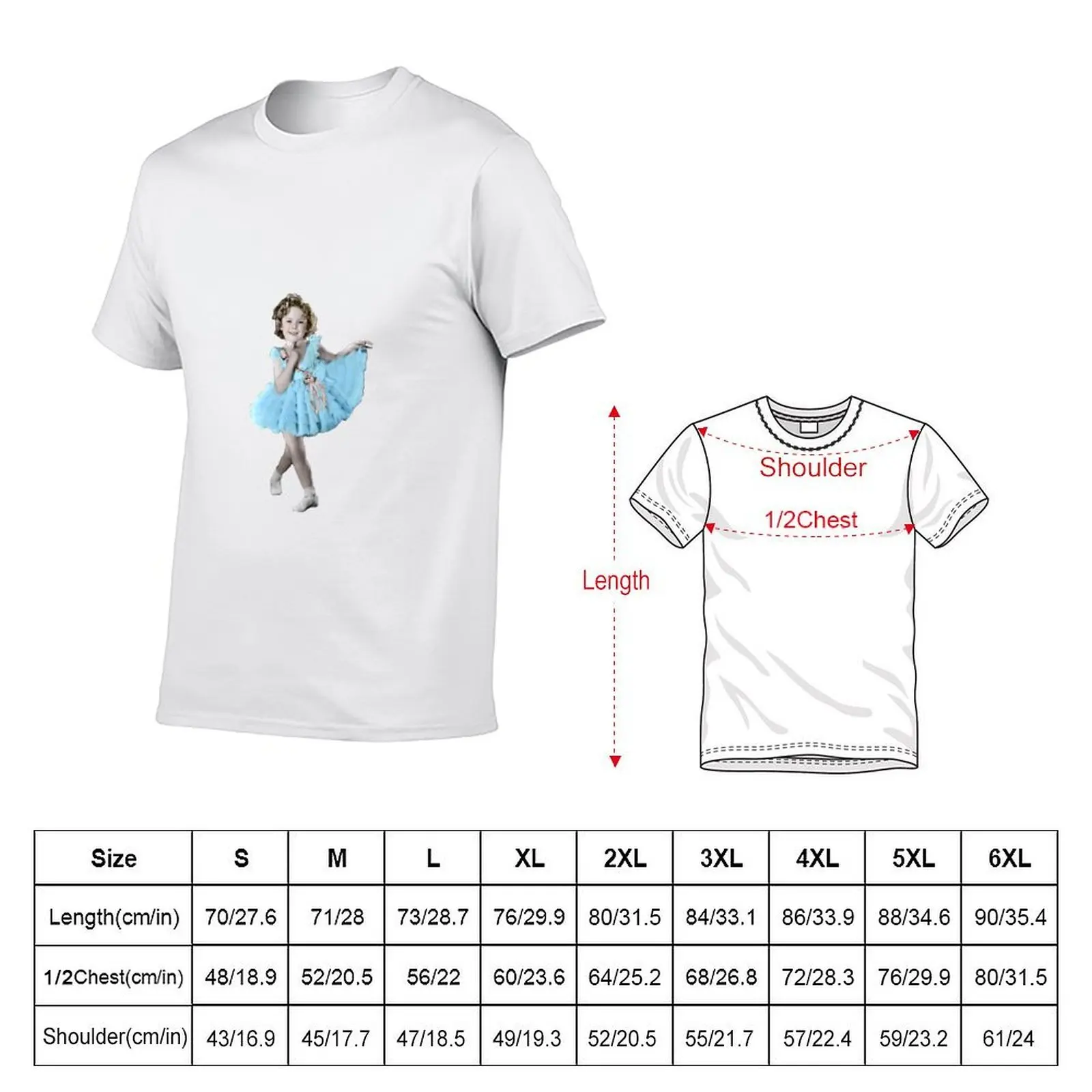 Shirley Temple Frills T-Shirt t shirt custom print t shirts for man slim fit man t shirt cotton high quality T-Shirt