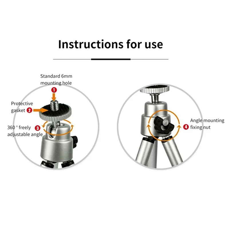 Mini Tripod For Phone Tripe Yg300/Yg230 Projector Camera Portable Tripod Can Be Bent (Red)