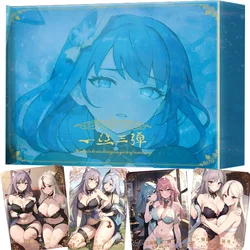 Oryginalna kolekcja Goddess Story karta Booster Box Anime gra dziewczyna strój kąpielowy profilowanie karty Cosplay Doujin zabawki hobby prezent dla dzieci