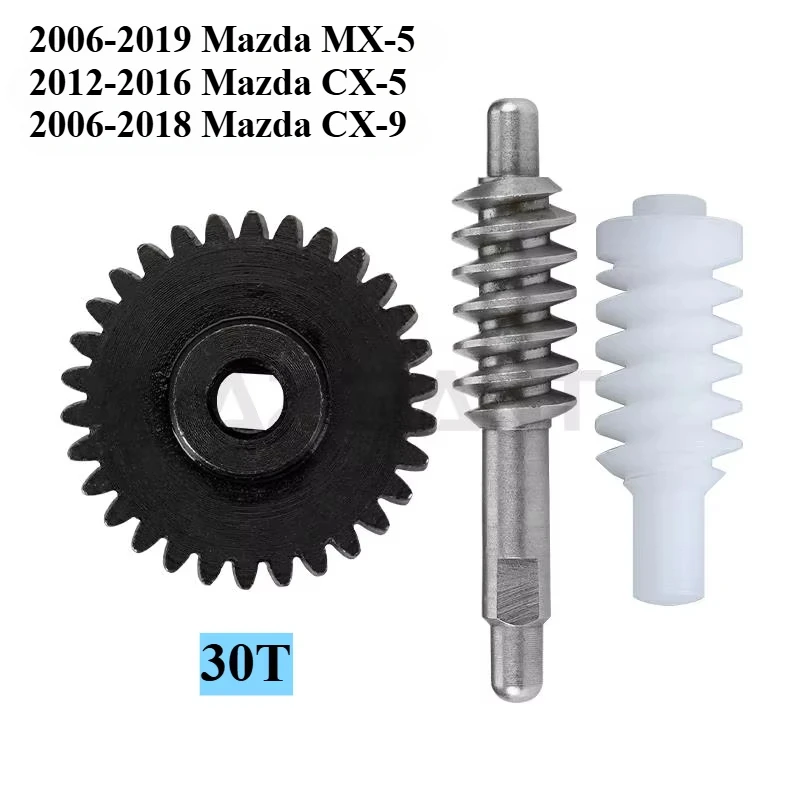 Compatibel met Mazda CX-5 CX-9 MX-5 Auto-onderdelen Automatisch opklapbaar Achteruitkijkspiegel Zijspiegel Actuator Module en versnellingsset 30T Reparatieset
