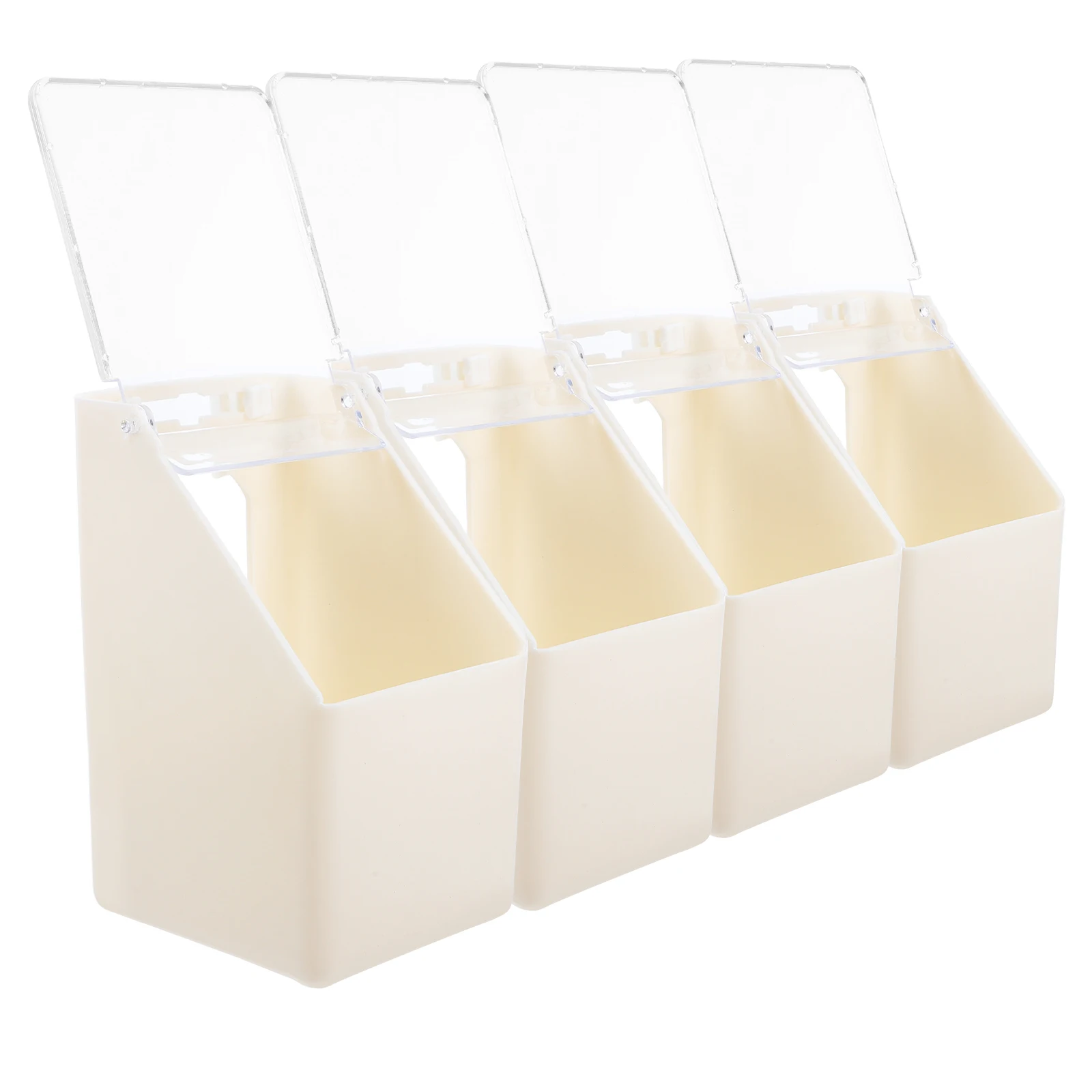 

4pcs Pigeon Feeder Hanging Design Large Capacity Feed Water Dish Durable For Cage Aviary Farm Use Pigeons Feeder Pigeon Waterer