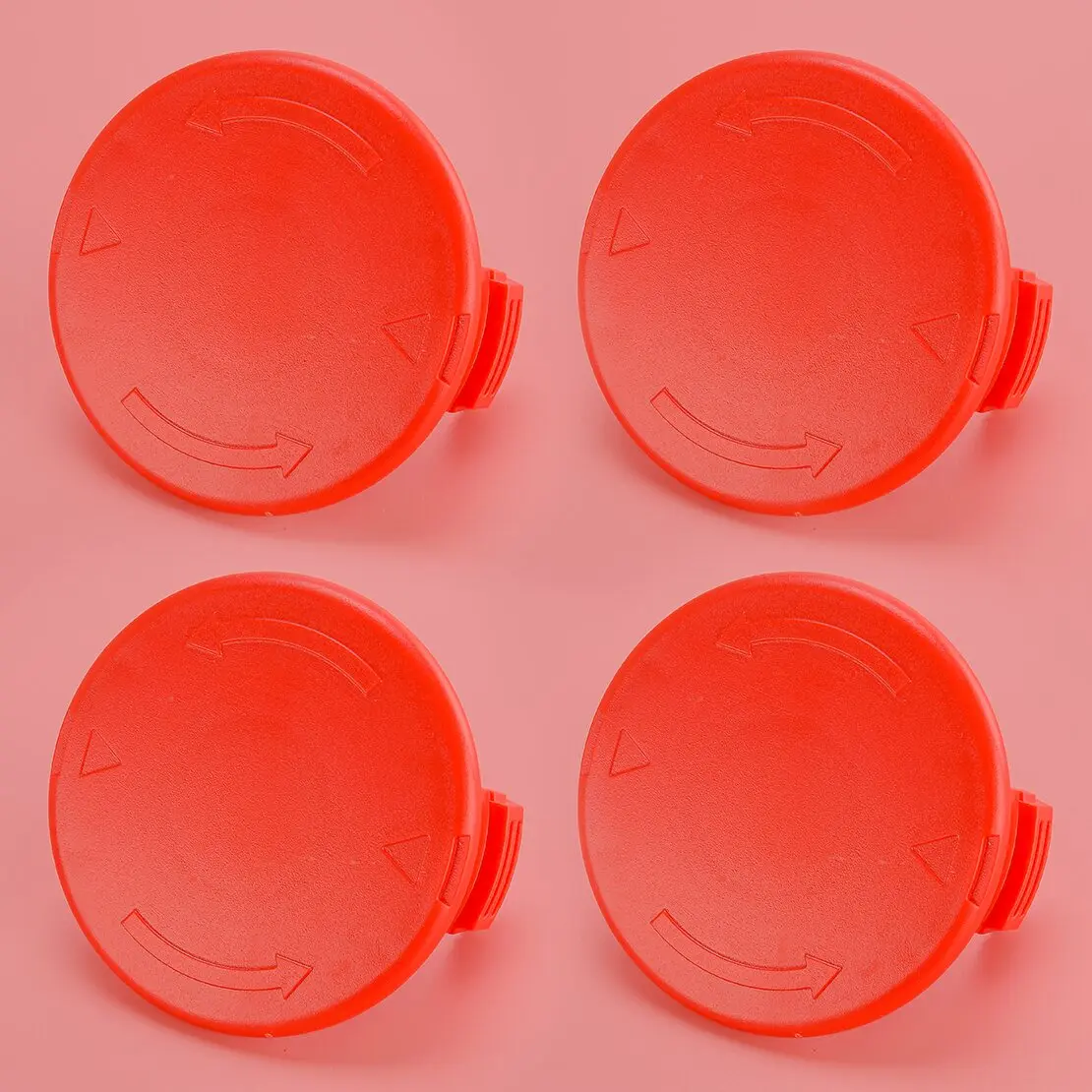 4pcs Spool Cap Cover TLE-03-1 Fit For Einhell GE CT 18/28 Li TC Lawn Trimmer Red
