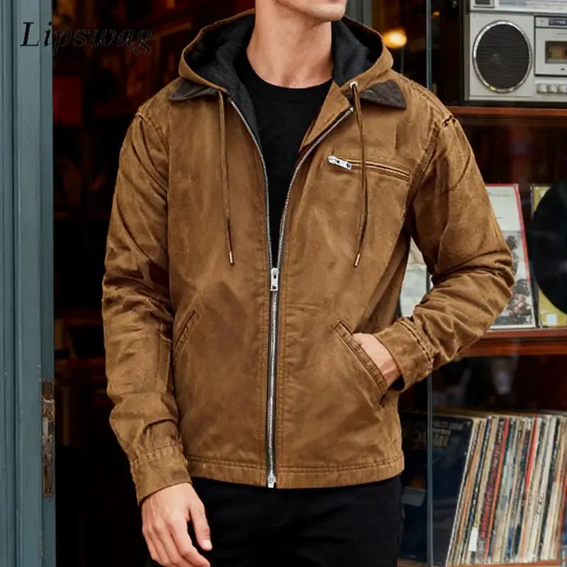 

Винтажные лоскутные флисовые куртки с подкладкой, мужские осенне-зимние уличные повседневные куртки на молнии с капюшоном, пальто, стильная мужская верхняя одежда 5XL