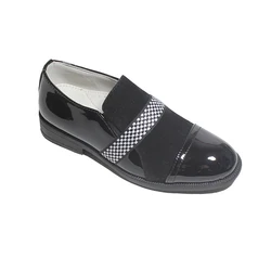 Luxusmarke Junge Schuh hand gefertigte Pu Leder Slipper britischen Stil Brogues Slip auf dicken Boden Jungen Kleid Schuhe formelle Mokassins