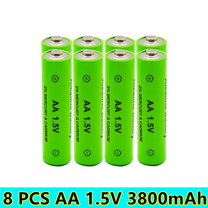 2022neue 1,5V AA3800mAh+1,5VAAA3000mahwiederaufladbare Alkaline batterie taschenlampe spielzeug uhr MP3 player batterie ersetzen