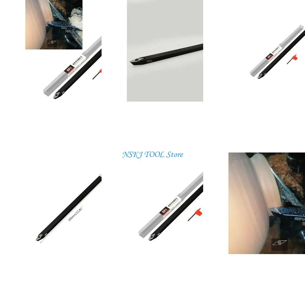 

L8RC 1 комплект токарного инструмента для полой древесины, долото, алмазное для головки, R-образной формы K