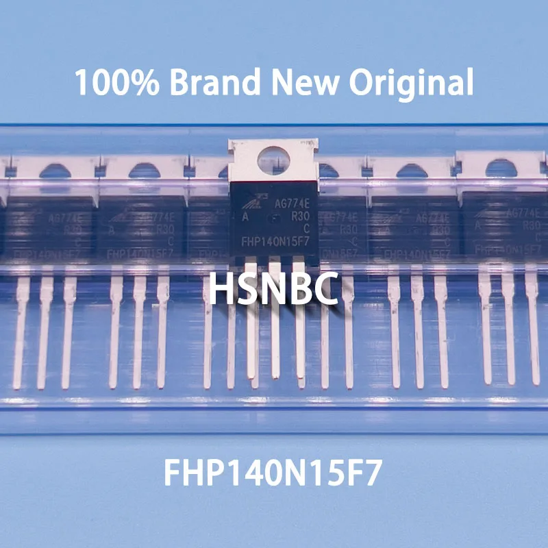 

10Pcs/Lot FHP140N15F7 140N15F7 FHP140N15F7A TO-220 150V 140A MOSFET N-channel Power Transistor 100% New Original