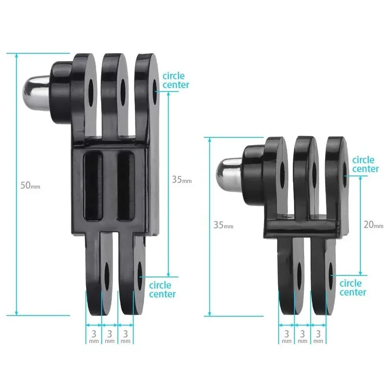 Long & Short Adjust Arm Straight Joints Mount For Gopro Hero 11 10 9 8 7 6 5 Session SJCAM yi 4K Eken Action Camera Accessories