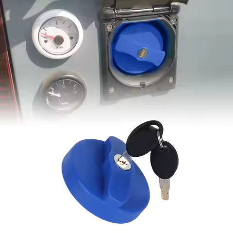 1Set Water Inlet Filler Cap Replacement LOCKING Zadi Lock With 2 Keys Motorhome Caravan Bailey Swift Car Accessories