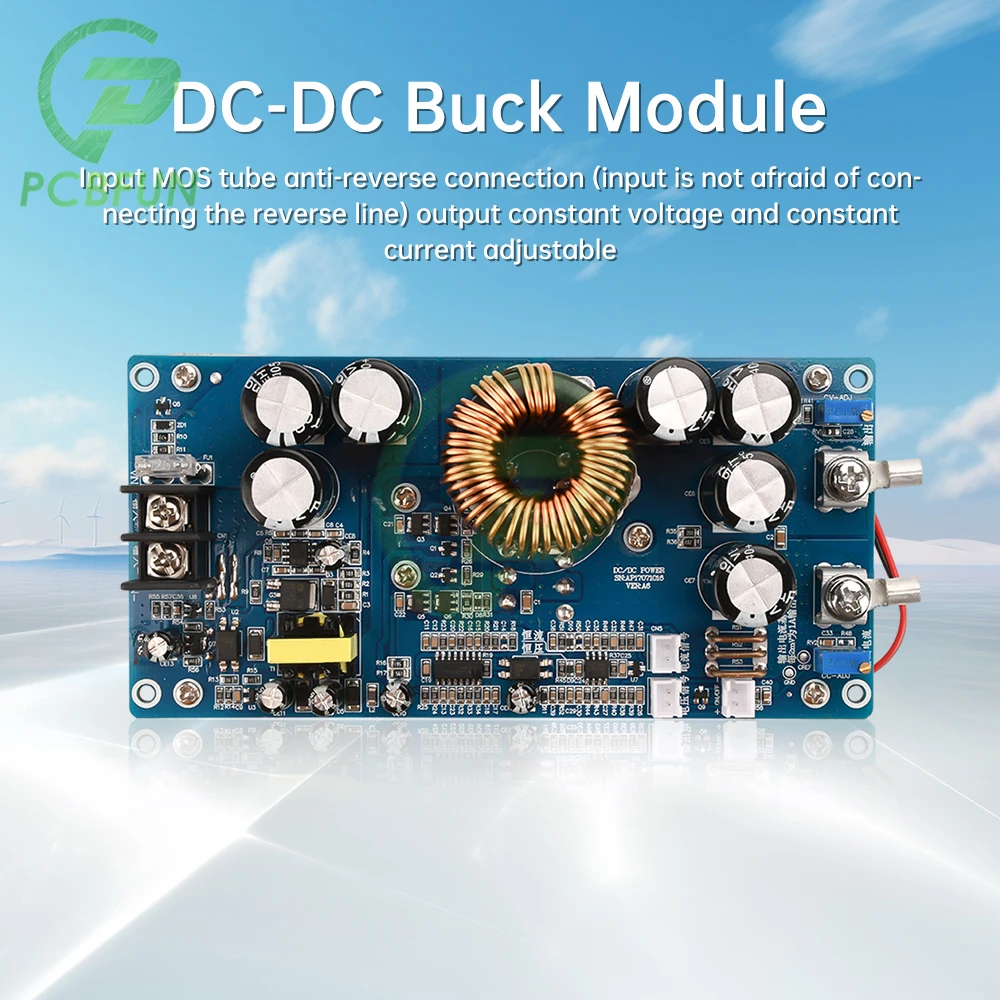 DC-DC Adjustable Step-down Power Supply Module DC20V-70V to DC2.5V-58V 30A 800W