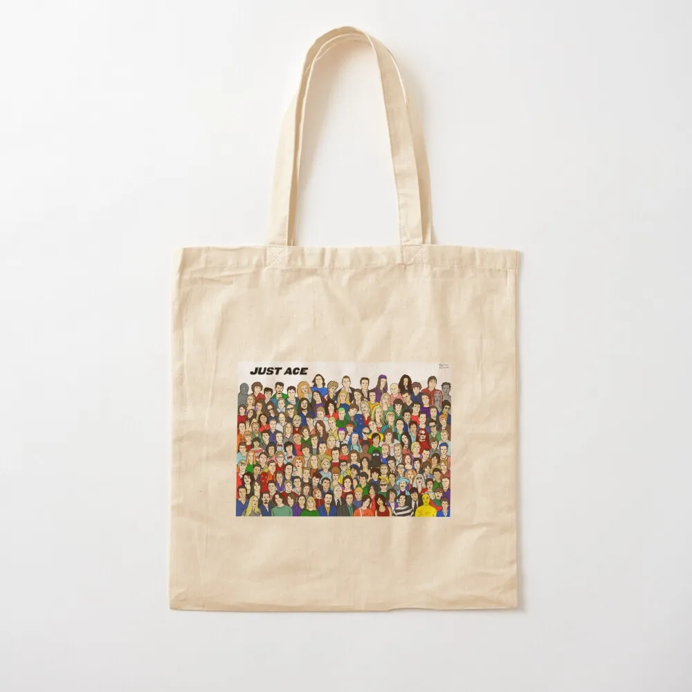 

Just Ace - A poster about the 90s Australian alternative music scene Tote Bag cute tote bag custom bags Canvas Tote Bag