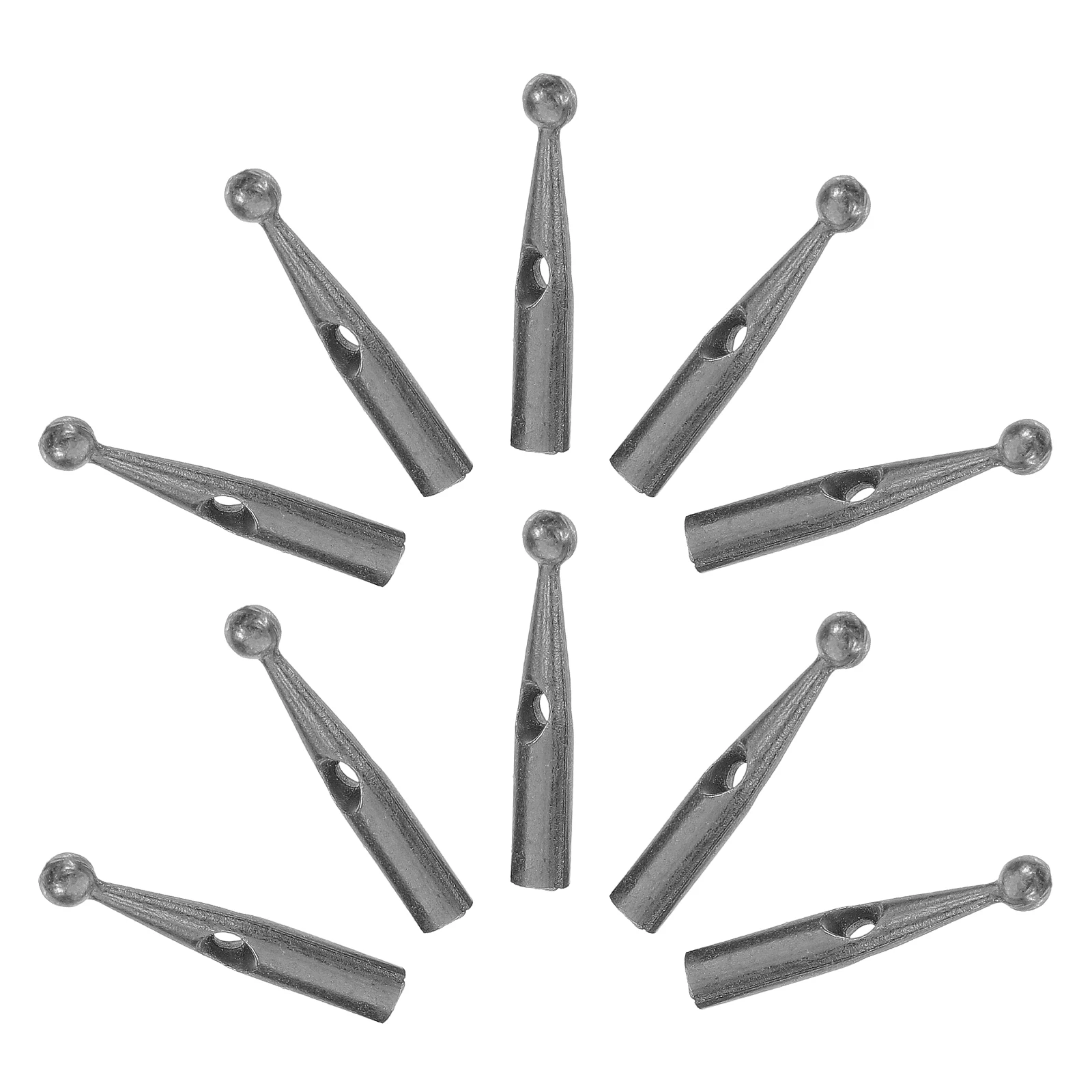 

10 Pcs Patio Umbrella Replacement Parts Bead Accessories Metal Components Tail Covers