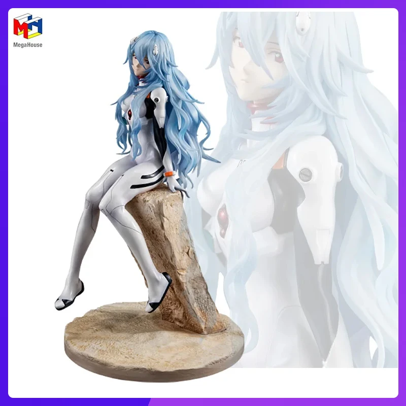 In magazzino Megahouse GEM NEON GENESIS EVANGELION Ayanami Rei nuovo originale Anime Figure Model Toy For Boy Action Figures Collection