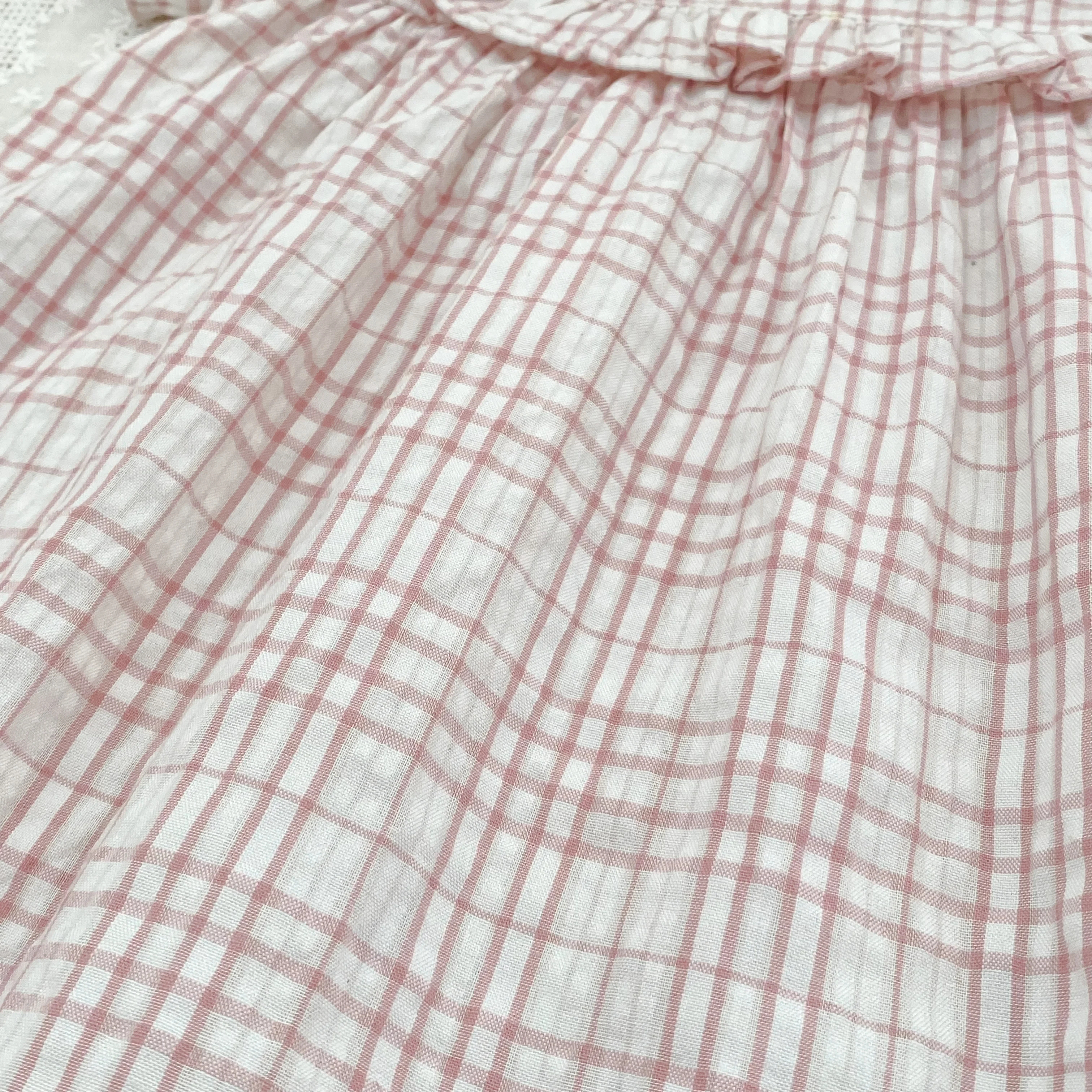 2026 Sommer-Schwesterkleidung 0-24M Baby Mädchen Kurzarm-Body mit Gitter-Stickerei 2-6 Jahre Süße Partykleider für Kinder – Detail 28