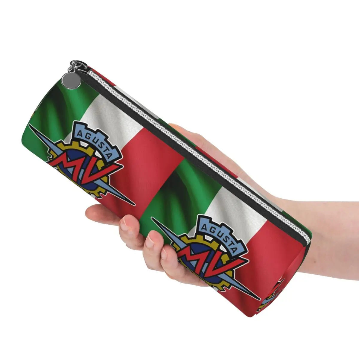 Motorcycle Doormat MV Agusta Pencil Case Pencil Pouch Cylinder Pen Box Pencil Bag for Boys Girls Stationery Supplies