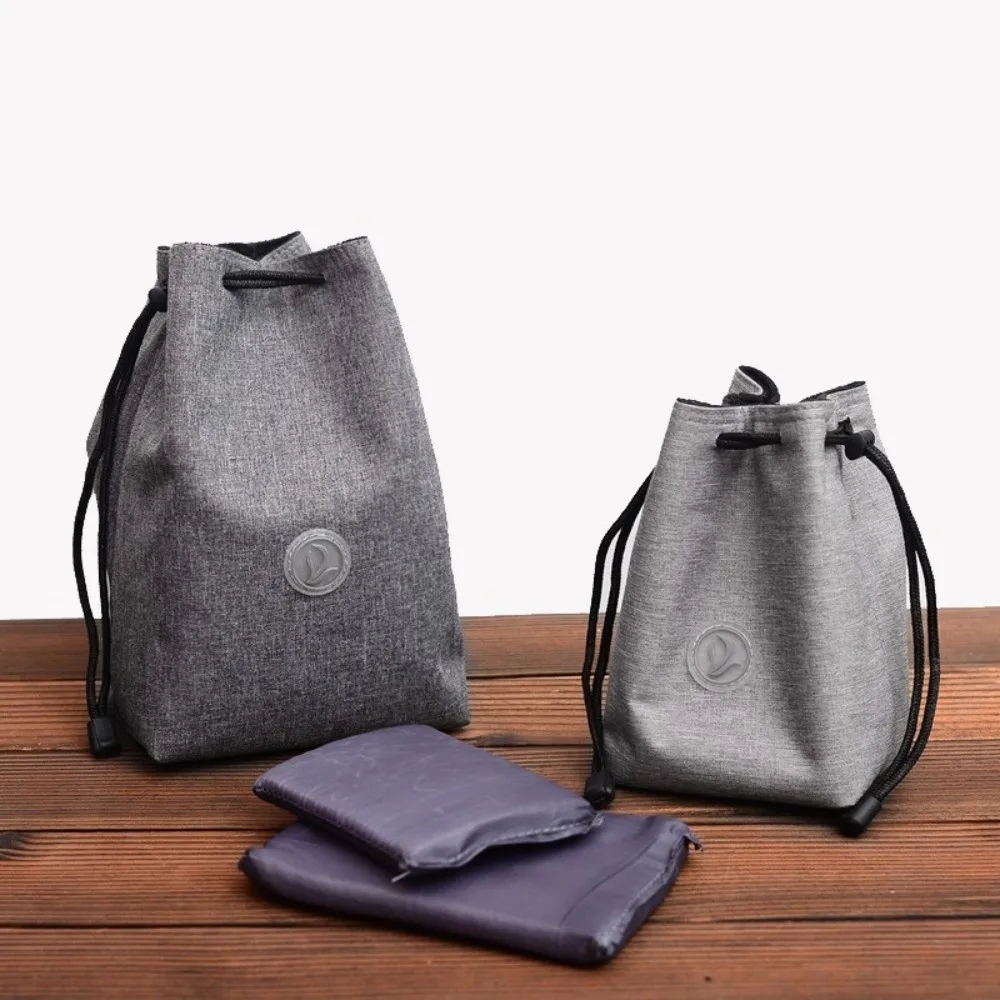 Bolsa impermeable para cámara Digital, bolsa de almacenamiento SLR de nailon a prueba de polvo con cordón, bolsillo para cámara profesional, fotografía al aire libre