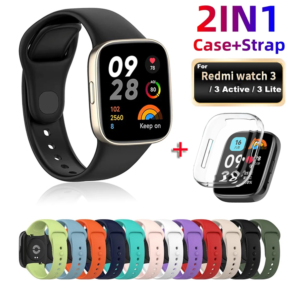 Watchbands Strap For Xiaomi Redmi Watch 3 Active/Lite Strap Replacement Strap For Xiaomi Redmi Watch 3 Strap Correa