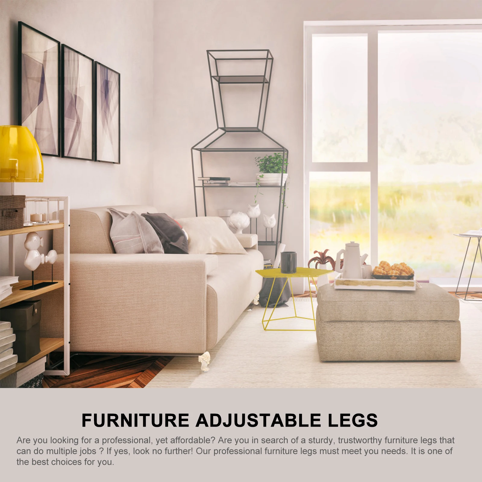

4pcs Wood Furniture Legs European Style Carved Rose High Weight Capacity Desk Table Feet Wooden Table Legs Sofa Supports