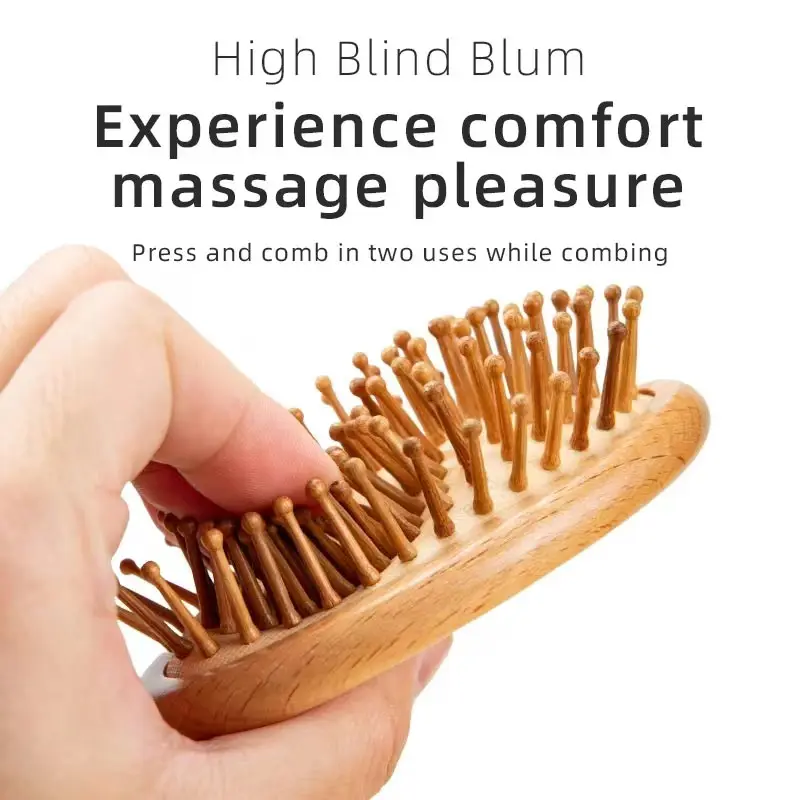 Dafang Board Bamboo Airbag Comb Elliptical Air Cushion Comb Scalp Massage Comb Hair Styling Comb