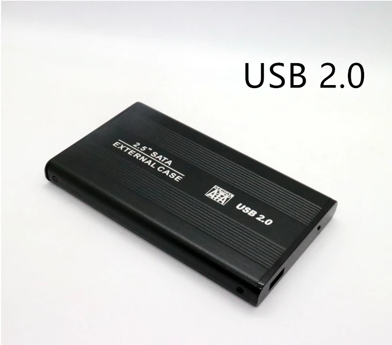 HDD 케이스 2.5 USB 2.0 SATA 하드 드라이브 케이스, SSD 인클로저 디스크 도구 무료 C 타입 3.1 케이스, 외장 HDD 인클로저 