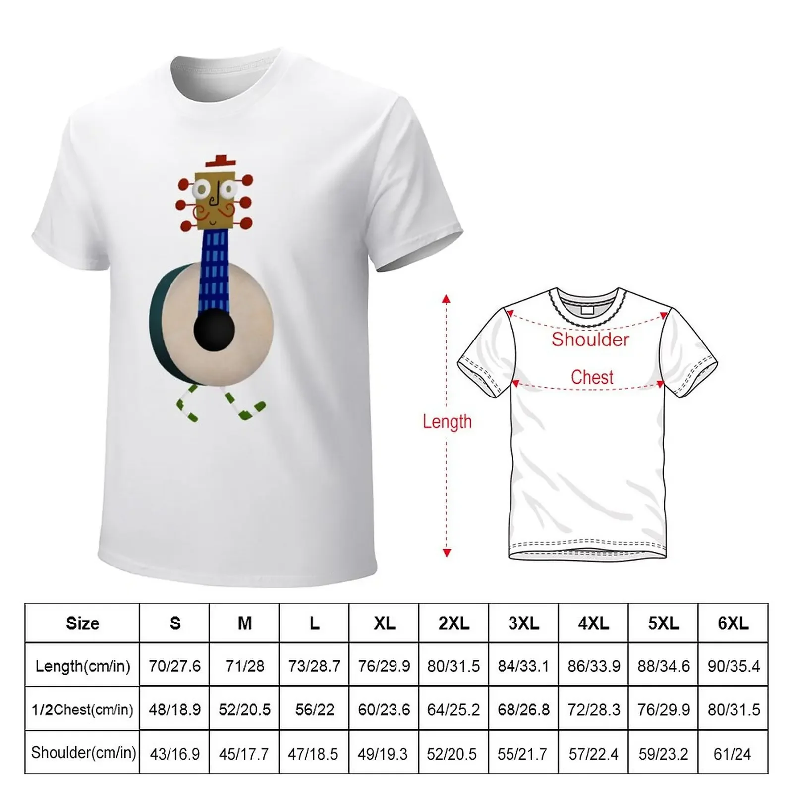 Guitar Movin’ to the Music T-Shirt plus sizes graphics customs design your own designer t shirt men