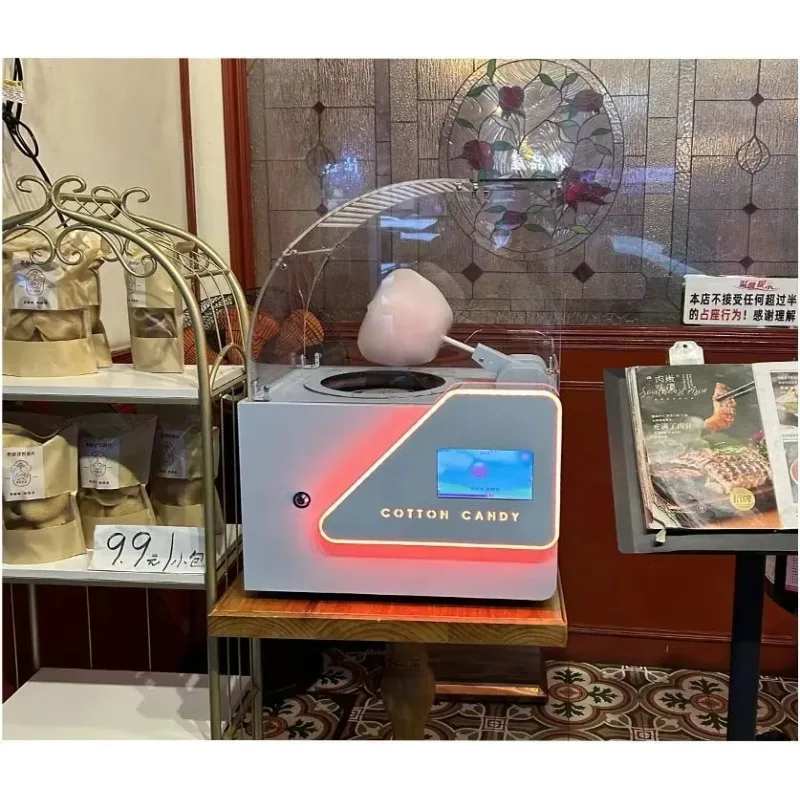 آلة بيع خيط حلوى القطن ذات التفاعلية للغاية ومجهزة للدفع المتعدد الأوتوماتيكية منخفضة التكلفة