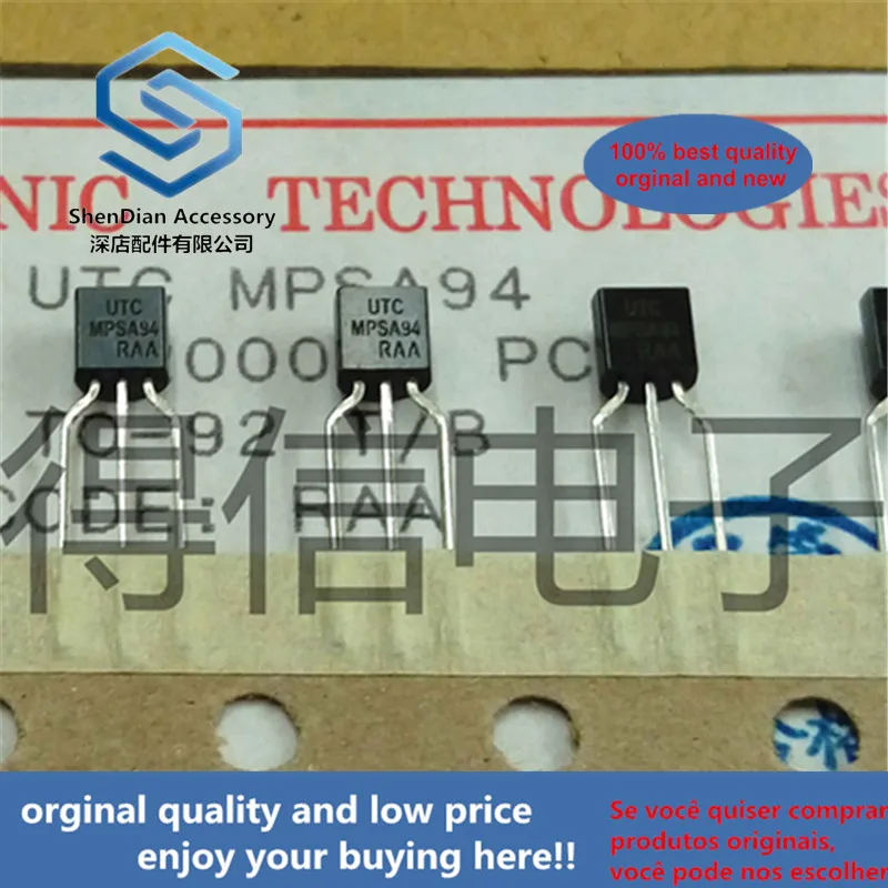 30pcs 100% orginal new MPSA94 A94 TO-92 PNP Silicon High Voltage Transistor 625mW real photo