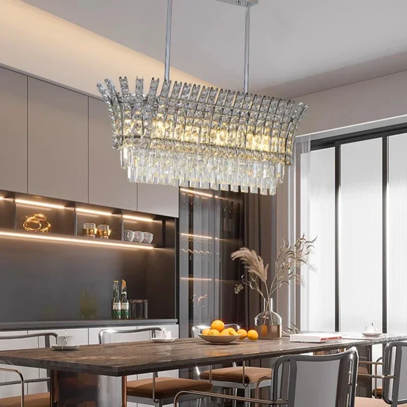 

Nordic home decor dining room Pendant lamp lights indoor lighting crystal hanging light chandelier s for living