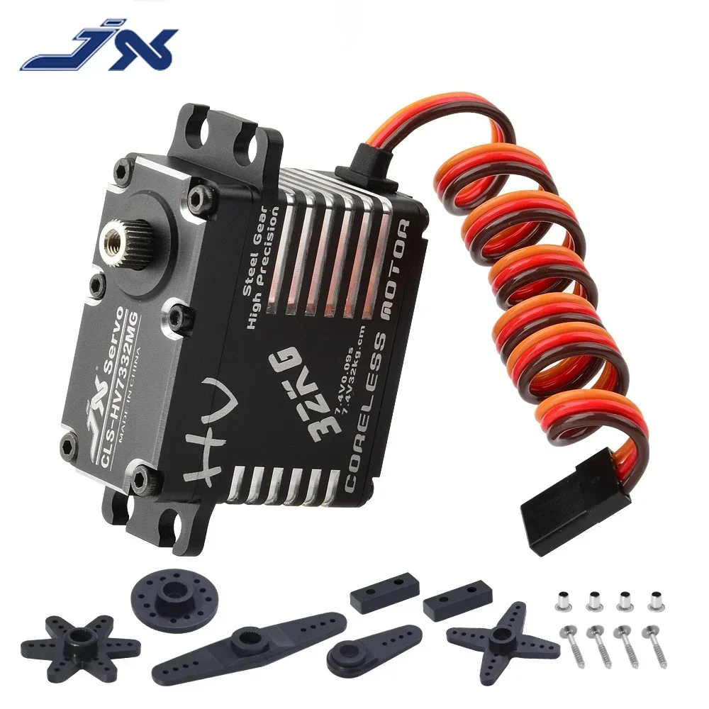 SkyDElJX CLS-HV7332MG High Torque 32KG Metal Gear CNC Standard Digital Coreless Servo Motor For 1/8 1/10 Scale RC Car Boat Robot