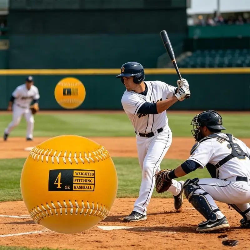 Weighted Baseball Training Ball Arm Strength Training Ball for Strength and Endurances Workouts Softball Pitching 69HD