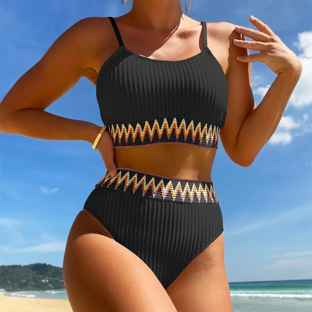 

Сексуальный комплект бикини, женский купальник 2022, лоскутный купальник из двух предметов, женский бикини, бразильская пляжная одежда, купальный костюм, монокини