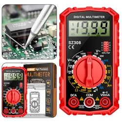 Digital Multimeter AC/DC Voltmeter Ammeter 1999 Counts HFE Triode Buzzer Multimeter LCD Multi-Function Tester Volt Amp Ohm Meter