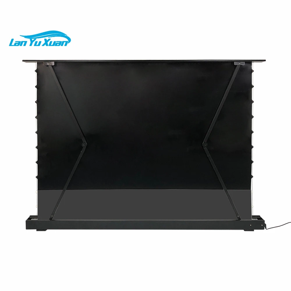 [ALR PET cbsp]Wupro 100'' Floor Rising Projection Screen Alr Ust  Floor Rising Screen Floor Lifting Electric Projector Screen