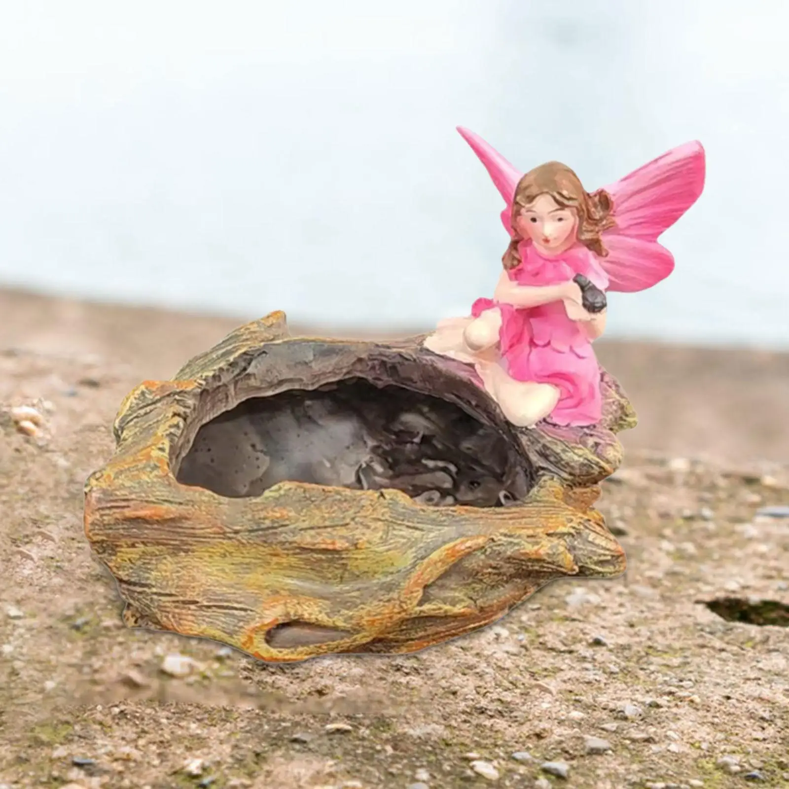 

Фигурка Цветочной Феи: Креативный Декоративный Цветочный Горшок, Настольное Украшение, Кашпо для Растений для Дома и Улицы, Подарок на Новоселье